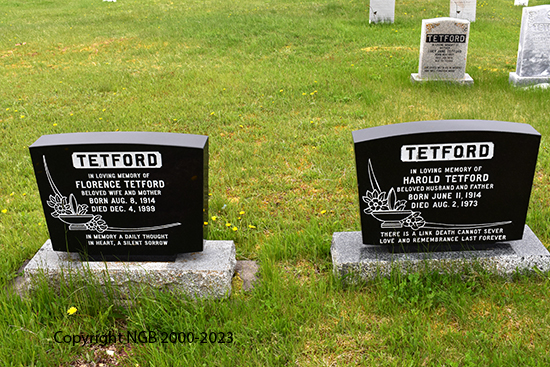 Harold & Florence Tetford 