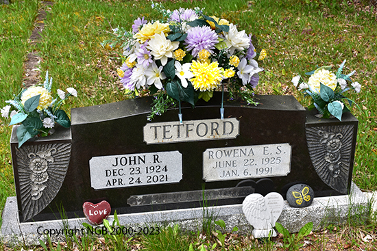 John R. & Rowena E. S. Tetford