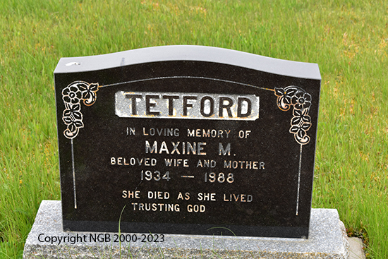Maxine M. Tetford