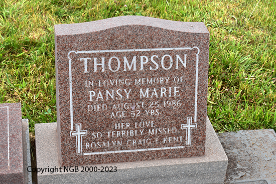 Pansy Marie Thompson