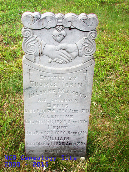 Denis, Valentine, Henry & William Tobin