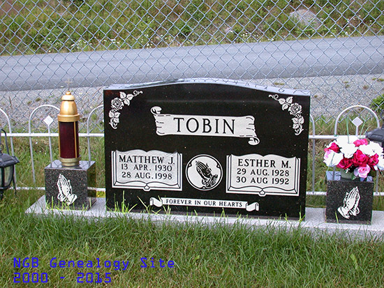 Matthew J & Esther M Tobin