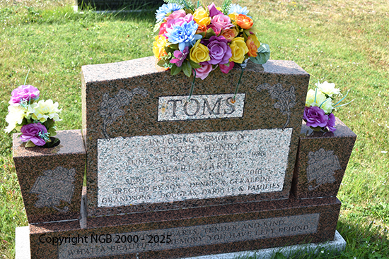 Alfred Henry & Pearl Marie Toms