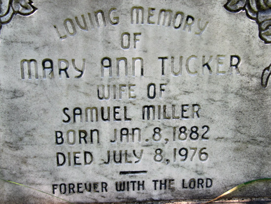 Mary Ann Tucker