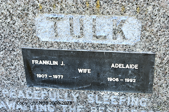 Franklin J. & Adelaide Tulk