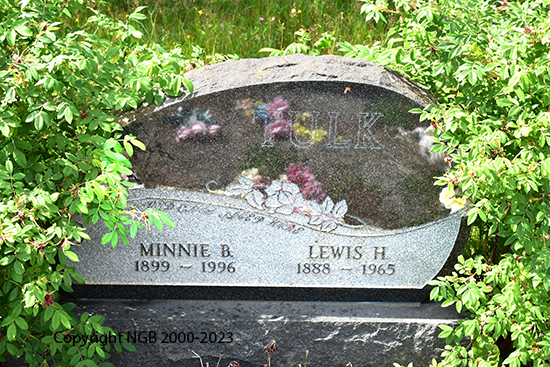 Lewis H. & Minnie B. Tulk
