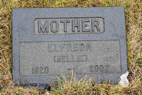 Elfreda (Nellie) Unknown