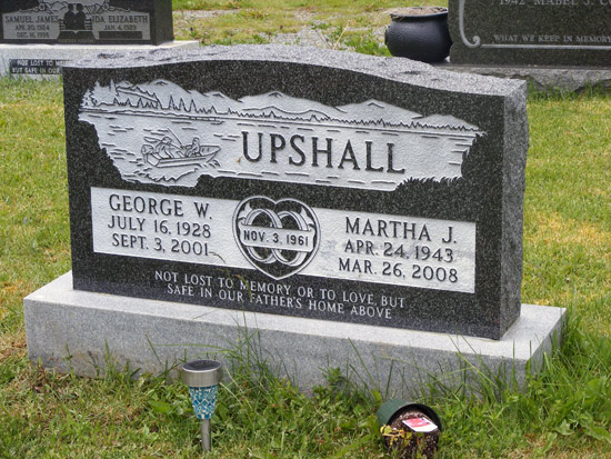 George W. and Martha J. Upshall