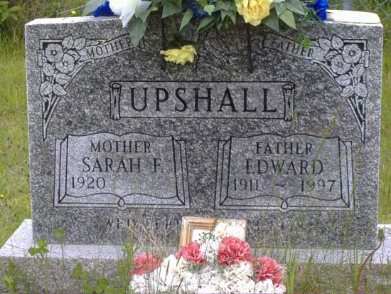 SARAH AND EDWARD UPSHALL