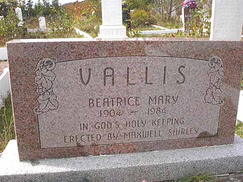 Beatrice Mary Vallis
