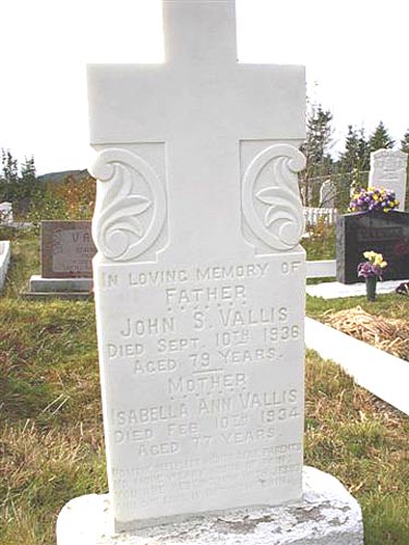 John & Isabella Ann Vallis