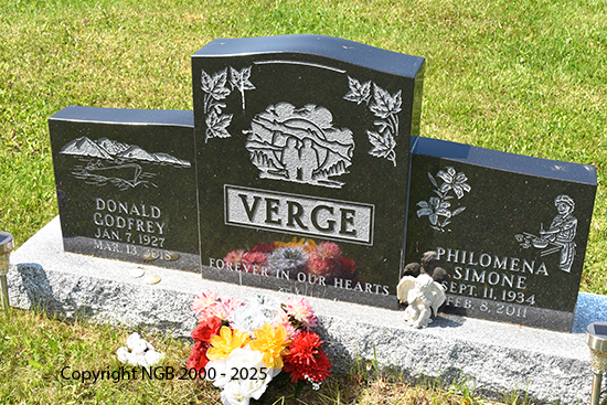 Donald Godfrey & Philomena Simone Verge