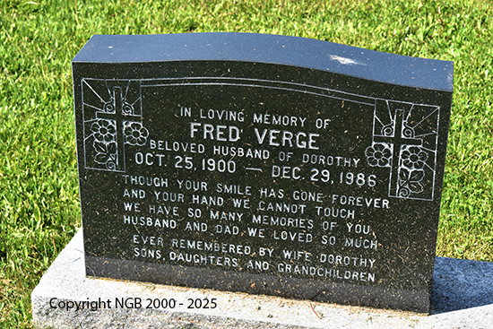 Fred & Dorothy Verge