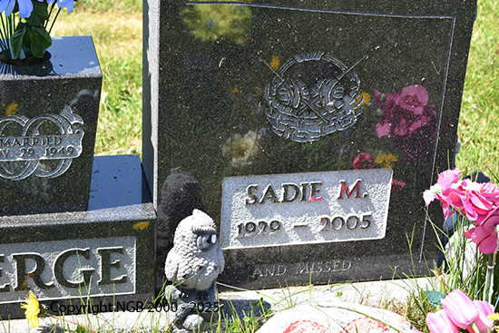 George F. & Sadie M. Verge