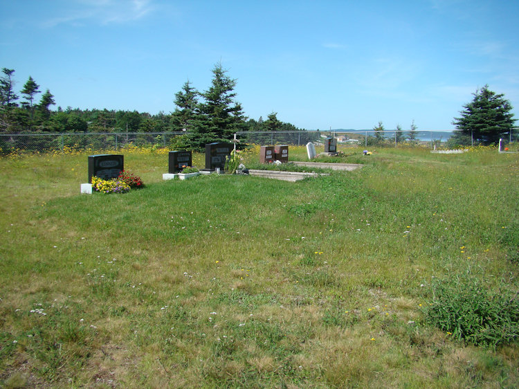 Overall view of Hope Pentecostal Cemetery