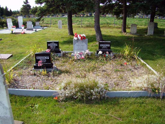 View of Bishop Family Plot