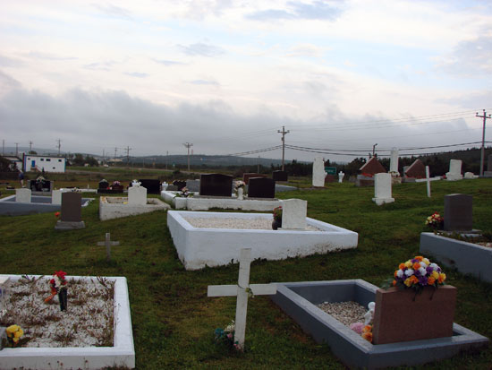 VIEW OF CEMETERY