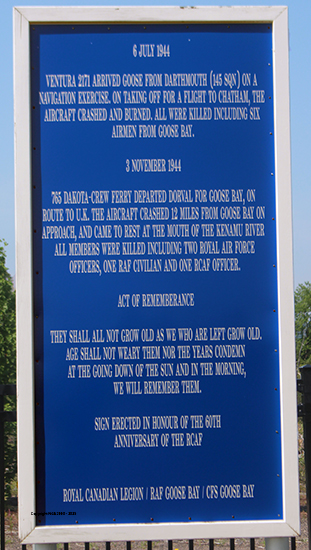 Memorial Sign for Individuals Buried Here
