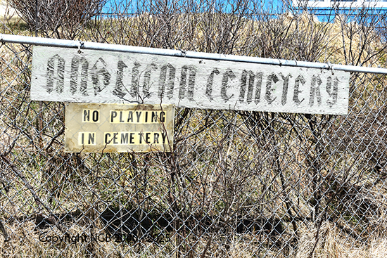 Cemetery Sign