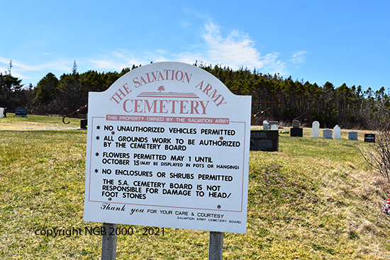 Cemetery Sign