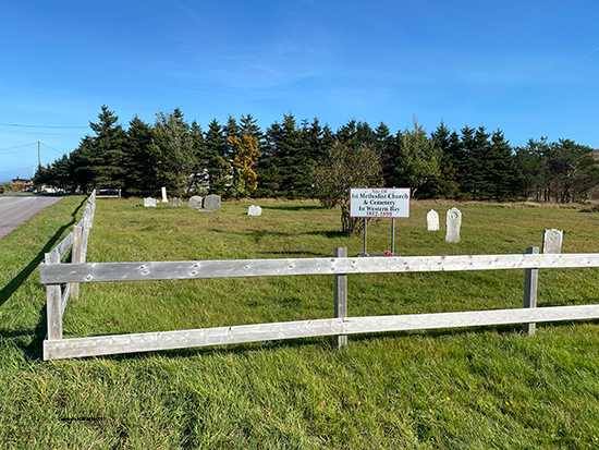 View of current Cemetery