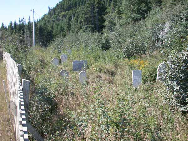 View of Fogo Old Anglican Cemetery