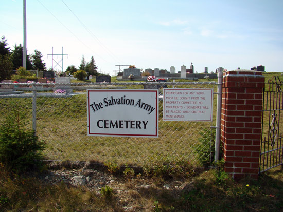 View of Gate and Sign