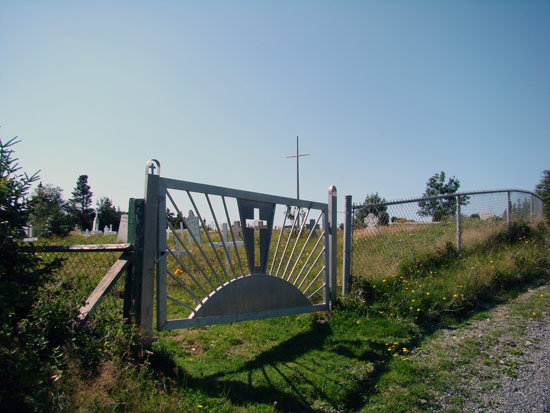 View of Cemetery Gate
