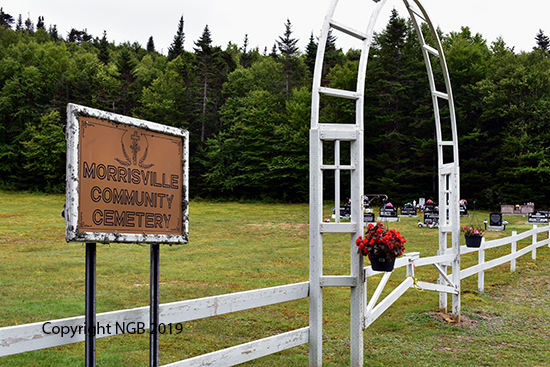 Cemetery through main gate