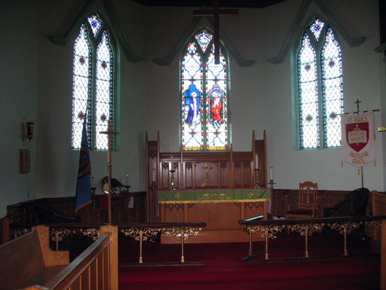 View inside the Church