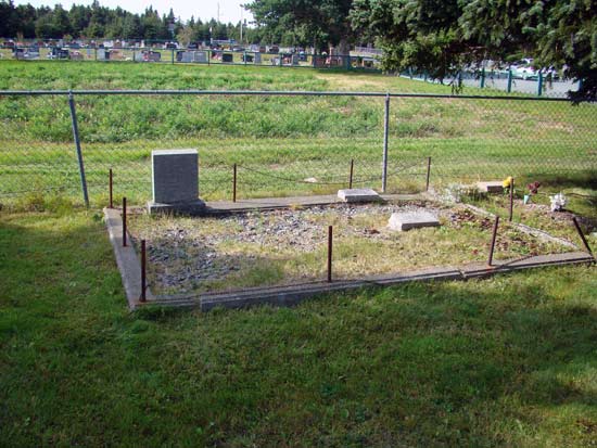 View of Bishop Family Plot