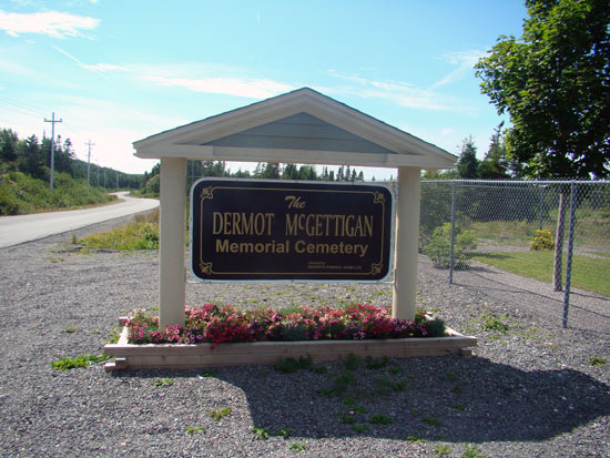 Cemetery Sign