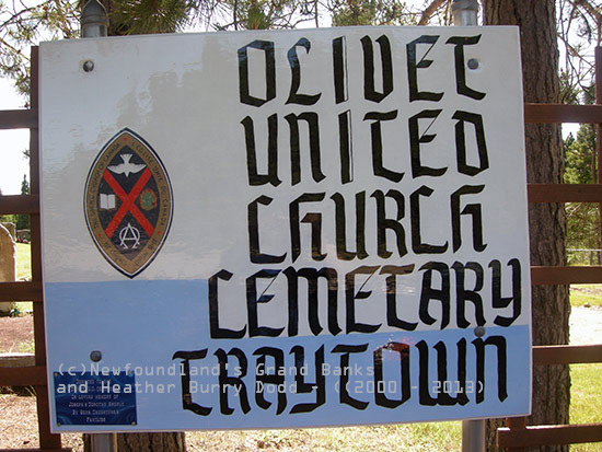 View of Cemtery Sign