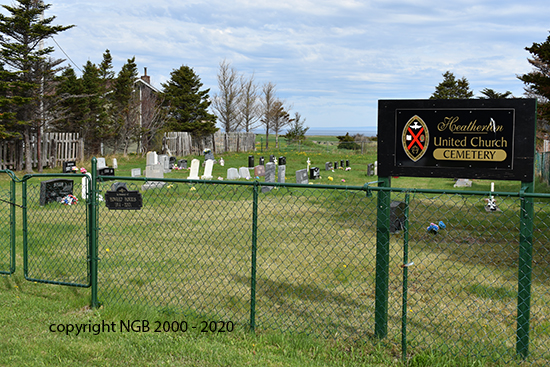 View of Cemetery Sign