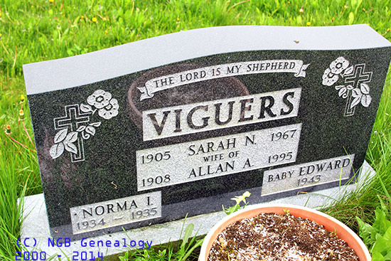 Sarah N., Allan, Norma I. & Edward Viguers