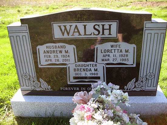 Loretta M. & Andrew M. Walsh