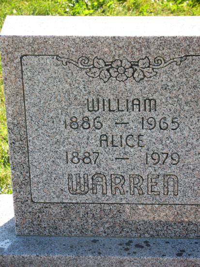 William and Alice Warren