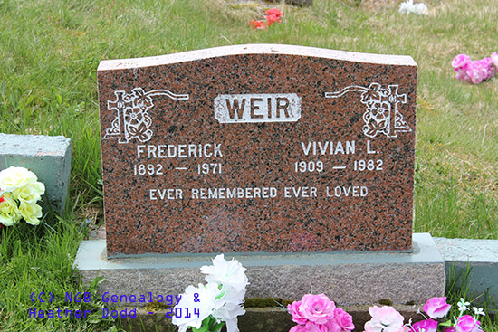 Frederick & Vivian L. Weir