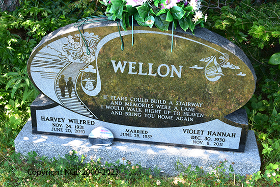 Harvey Wilfred & Violet Hannah Wellon