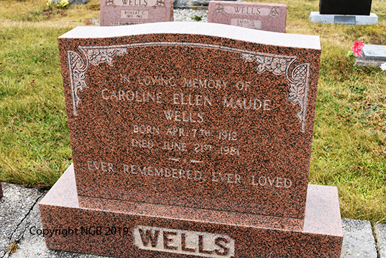 Caroline Ellen Maude Wells