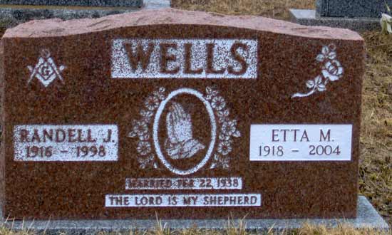 Randell and Etta Wells