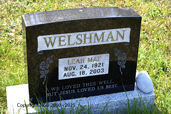 Leaah  Mae Welshman