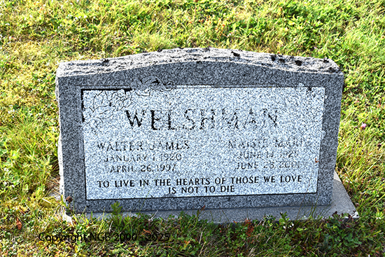 Walter Jmes & Maisie Mary Welshman