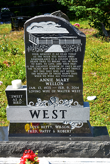 Annie Mary Wellon West