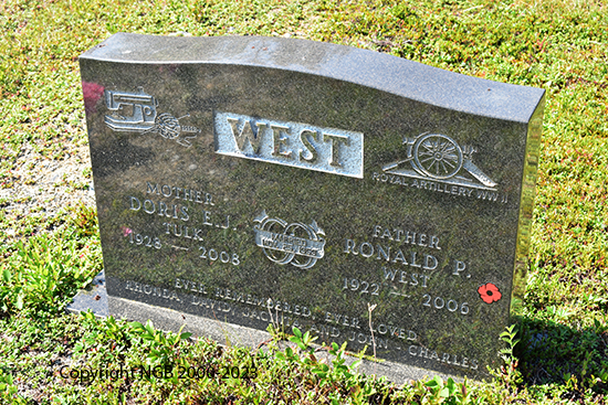 Ronald P. & Doris E. J. Tulk West