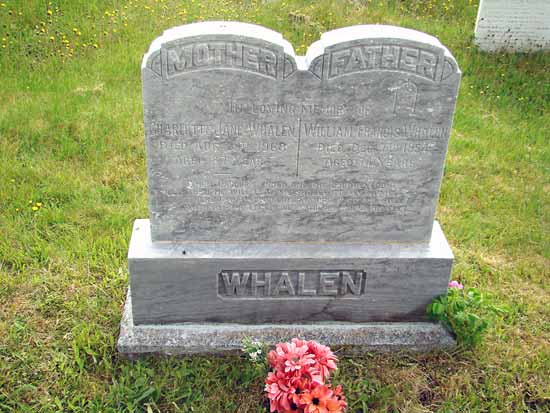 Charlotte Jane & William Francis Whalen