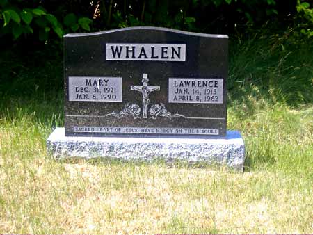 Mary and Lawrence WHALEN