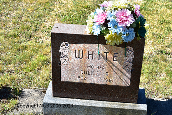 Dulcie B, White
