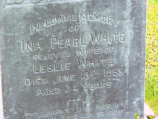 Ina Pearl White
