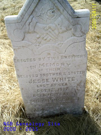 Jesse & Emily Priscilla White 